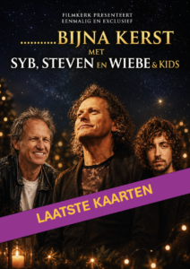 Kerst filmkerk Syb, Wiebe, Steven en kids laatste kaarten