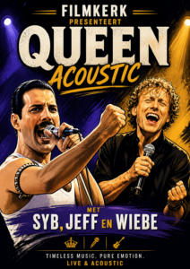 Queen acoustic met Syb Jeff en Wiebe