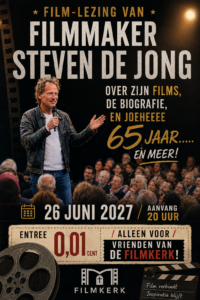Steven de Jong 65 jaar, biografie en film-lezing FilmKerk