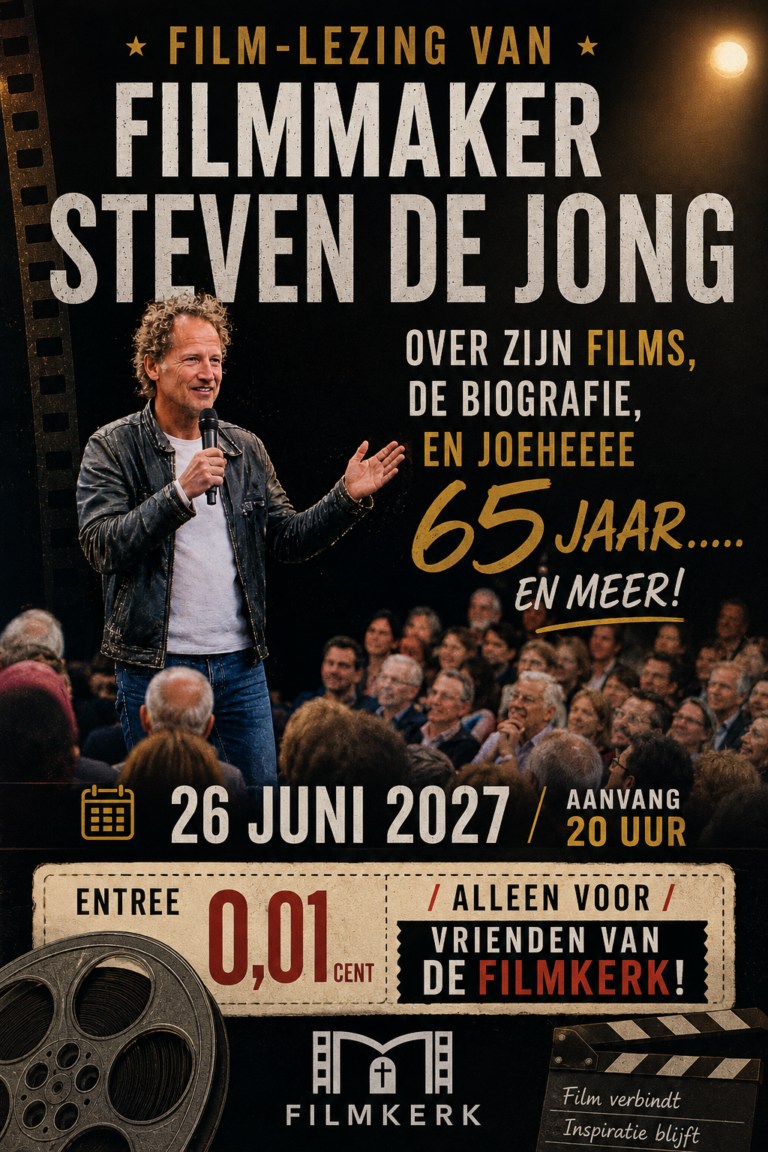 Steven de Jong 65 jaar, biografie en film-lezing FilmKerk