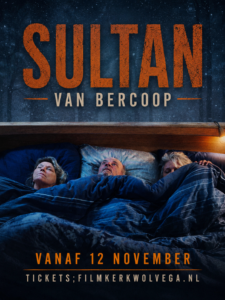 Sultan teaserposter Geke Bauke Tine in bed